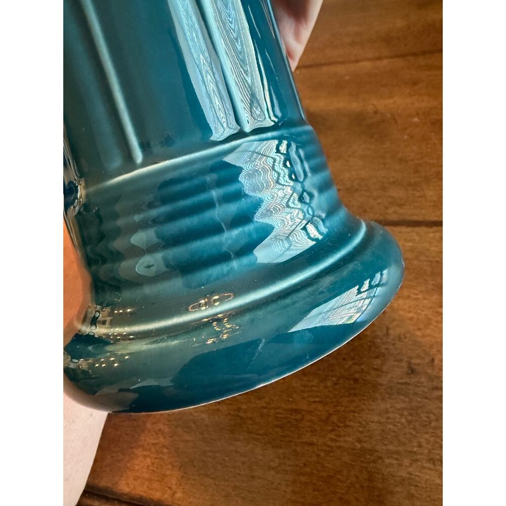 Fiesta juniper medium vase 9.5” HLC Fiestaware USA ceramic flower vase - Picture 11 of 14